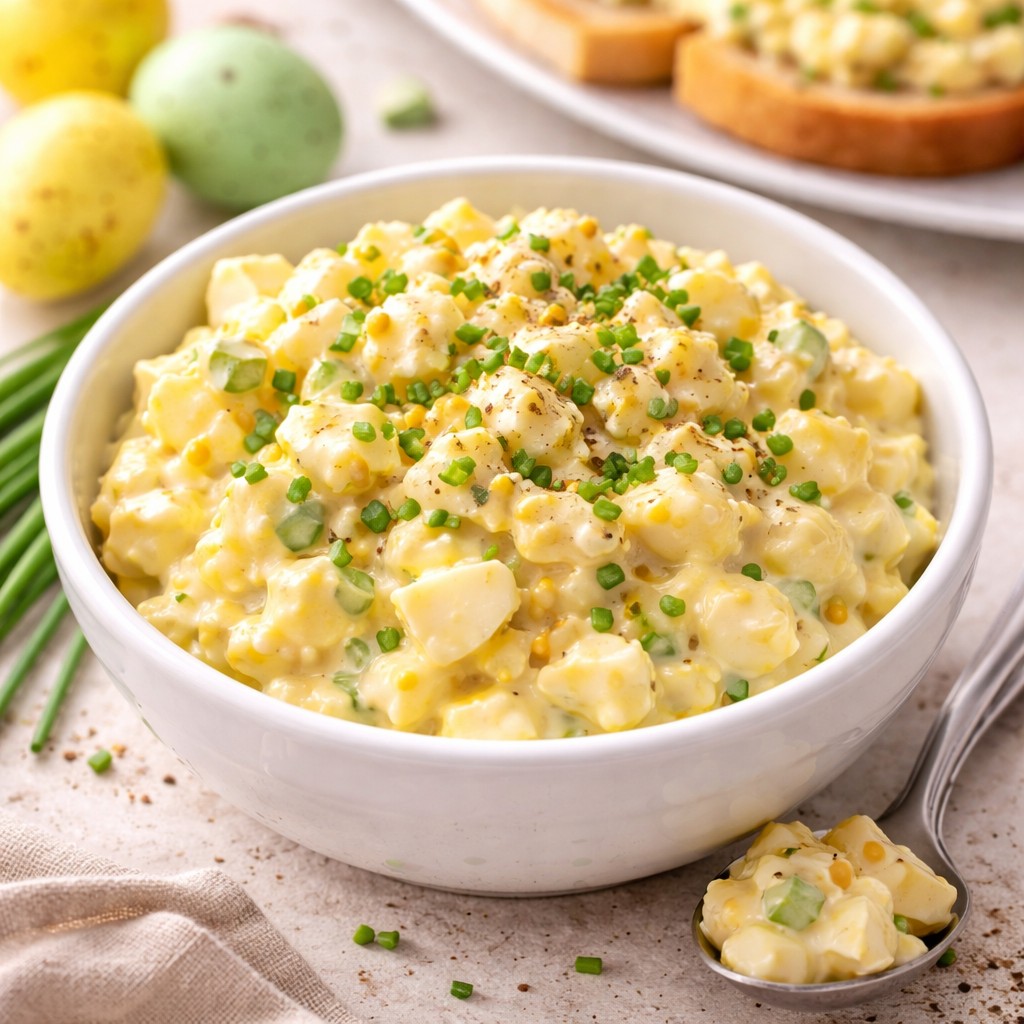 Æggesalat til påskebord